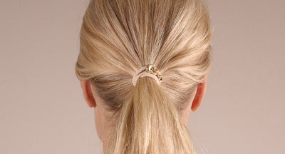 How to get the look - Hair Tie Metal Details - Cream - 3-Pack